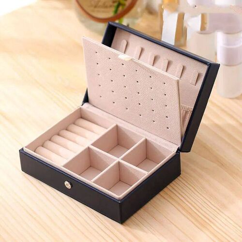 1pcs Double Layer Storage Box Ladies Princess Simple Style L
