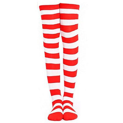 Fashion Striped Knee Socks Women Cotton Stockings Thigh High