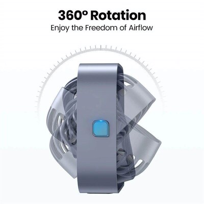 Small Personal USB Desk Fan,3 Speeds Portable Desktop Table