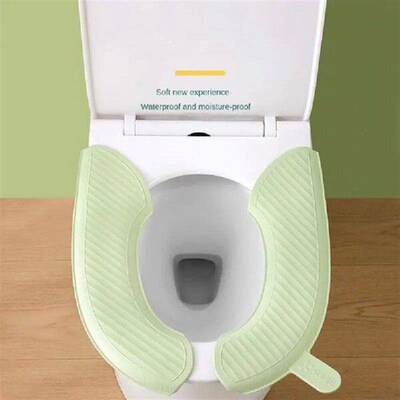 Twill Toilet Mat Waterproof Multicolored Four Seasons