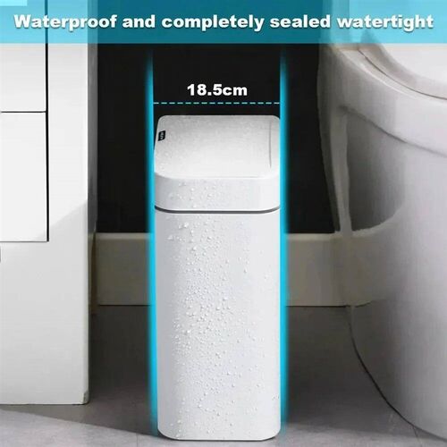 Smart Bathroom Trash Can Automatic Bagging Electronic Trash