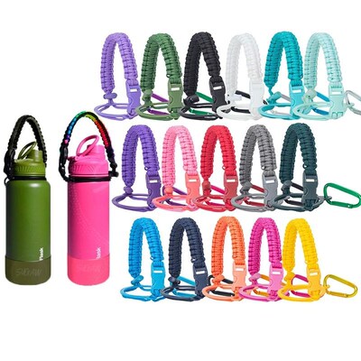 12-64oz Water Bottle Accessories Paracord Rope Holder Wide M