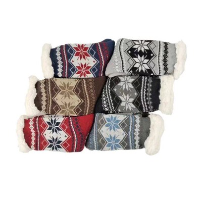 Wnter Socks Mens Fluffy Warm Short Plus Velvet Soft Thermal