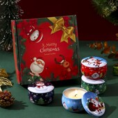 Aromatherapy Box Candles Gift set圣诞蜡烛 Festival Christmas