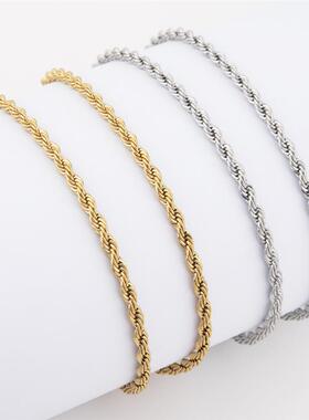 Stainless Steel Twist Chain Vacuum Color Plating Does Not Fa