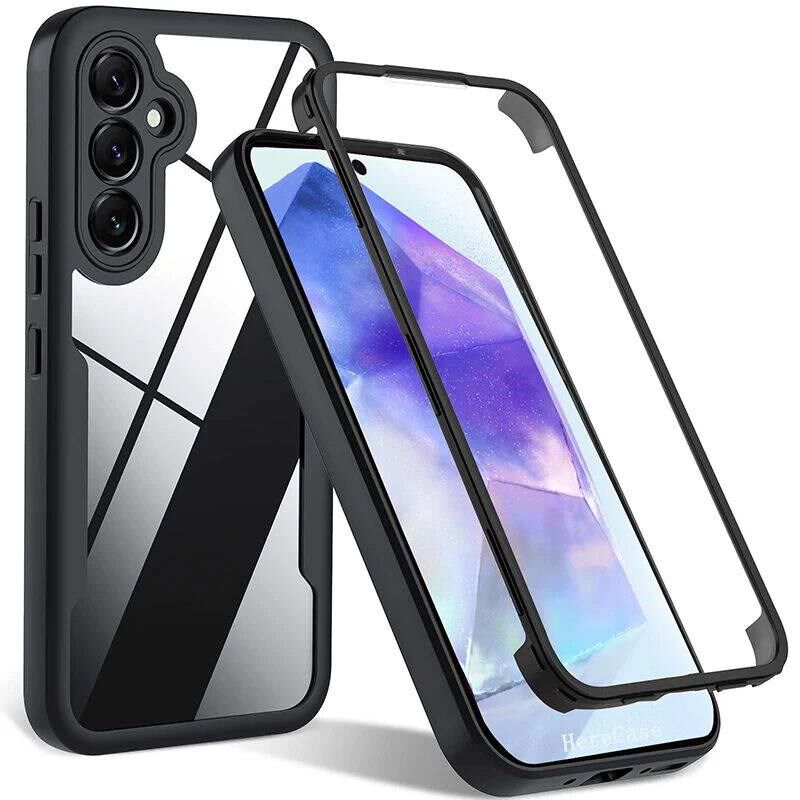 360 Full Body Sreen Protetor Transparent Case For  Galaxy A0 - 实物图