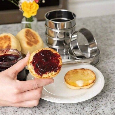 New Stainless Steel Baking Circle Double Rolled Cooking