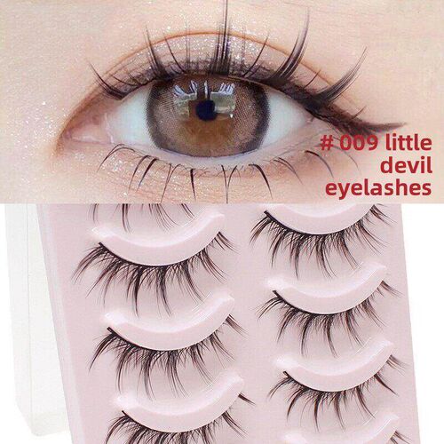 5 Pairs False Eyelashes 3D Fluffy Wispy Lashes Volume Strip