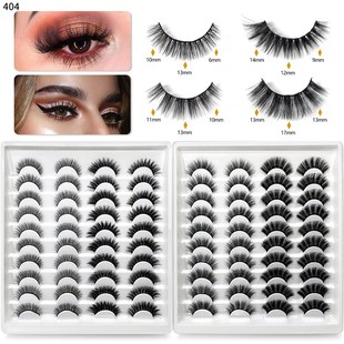8/20/40 pairs eyelashes 8-25mm fake Eyelashes Mink Eyelashes