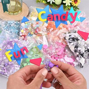 20g Pack Style Color Clear Mixed Beads Jewelry for Acrylic