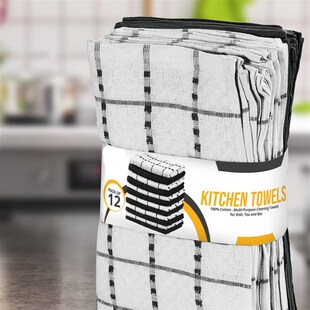 and Tea Bar Dish Linen Kitchen Absorbent Towels