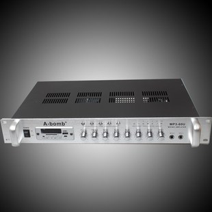 bomb主机定阻MPU 100w定压功放插卡吸顶喇叭背景音乐