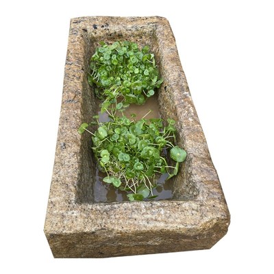 老石槽循环水长石槽洗手盆养鱼养花石盆青牛马槽庭院流水摆件