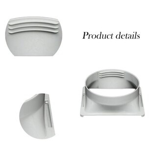 15cm Square Portable Air Conditioning Body Exhaust Duct Inte
