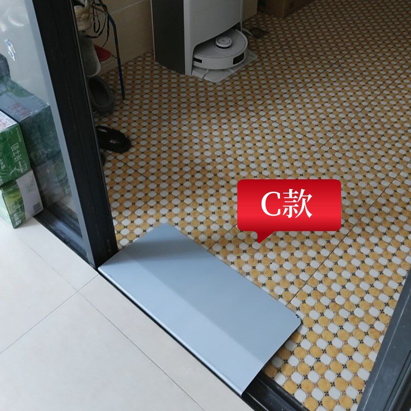 扫地机器人爬坡垫定制阳台推拉门斜坡垫不锈钢上坡垫斜坡条过门槛