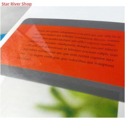 8 Pieces Large Size Guided Reading Strips Highlight Colored