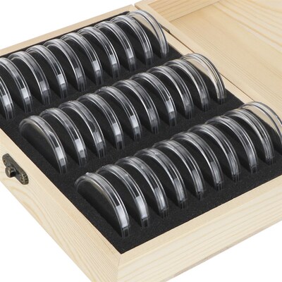 20/30/50/100/120PCS Coins Holder Storage Box Coin Collection