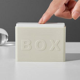 Floss Box 便携旅行牙线储存盒 按压弹出 自带镜面 快取设计