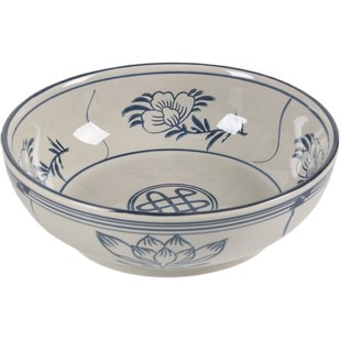 中式复古超大号陶瓷汤盆酸菜鱼水煮鱼大盆碗餐厅专用碗和面盆大号