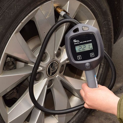 PCL原厂数显表专用高压充气管胎压表软管线层加厚管打气表尾夹头