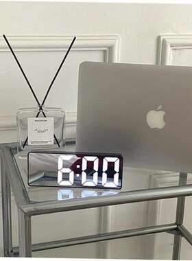 Smart LED Clock Bedside Digital Alarm Clocks Desktop Table E