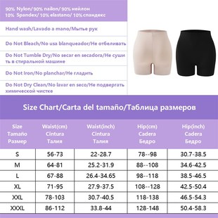 Anti Chafing Safety Pants Under Skirt Invisible Shorts