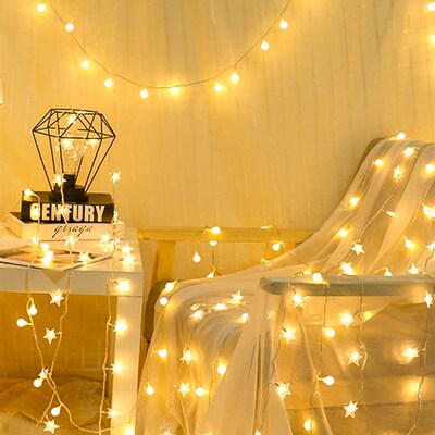 Led Copper Wire Fairy Lamp USB Battery String Lights Decor