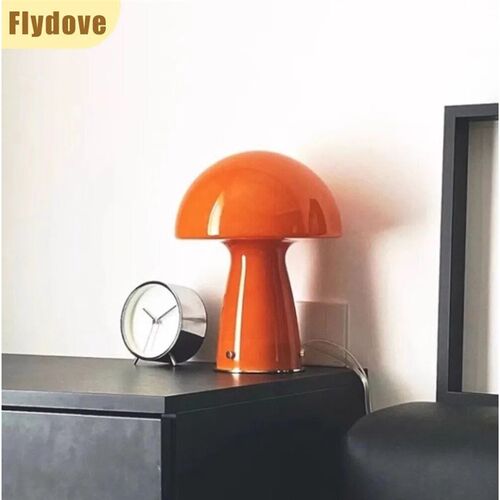 Tri Color USB Wired Plug LED Mushroom Table Lamp Creative Co
