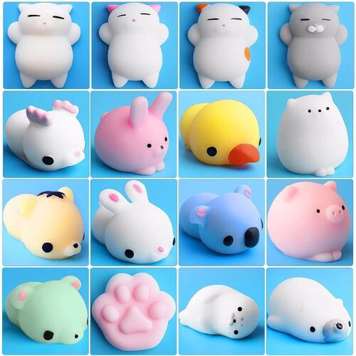 10-60 PCS Mochi Squishy Toys Squishies Fidget Toys Gifts