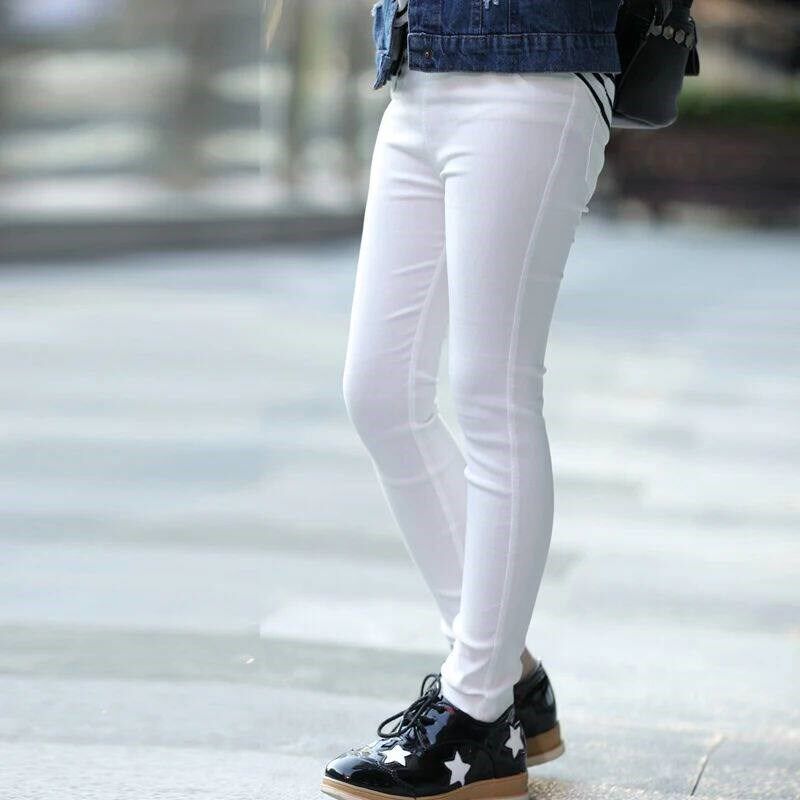 3-12-year-old girls pencil pants elastic baby Leggings 2024 - 实物图