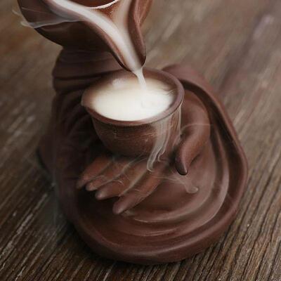 1pc, Creative Home Decorations Zen Meditation Buddha Hand Lo