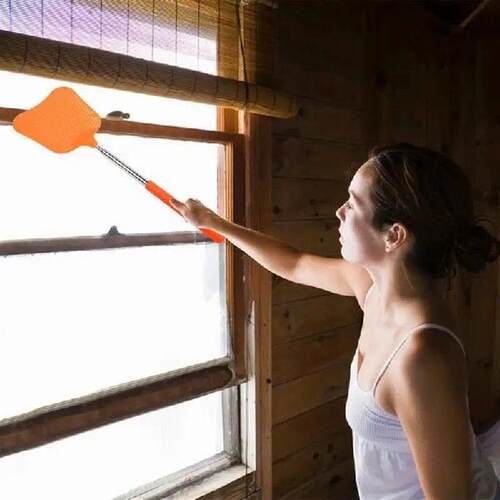 Fly Swatters Telescopic Extendable Prevent Pests Mosquito