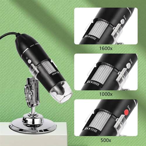 USB Electronic Microscope with Stand Portable Electronic Mic