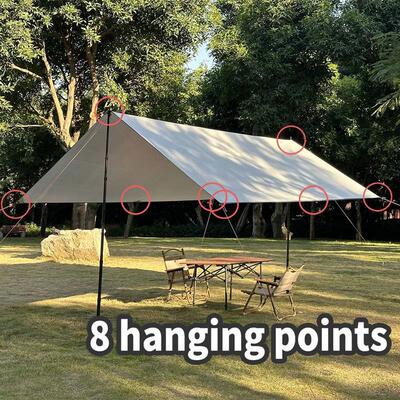 Camping Tarp Waterproof Tent Tourist Awning Shade Garden Can