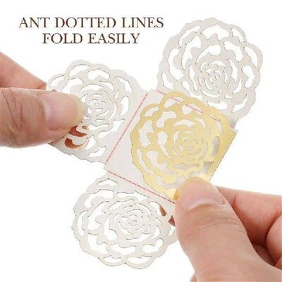 50Pcs Paper Truffle Wrappers Truffle Wrap Liners Hollow