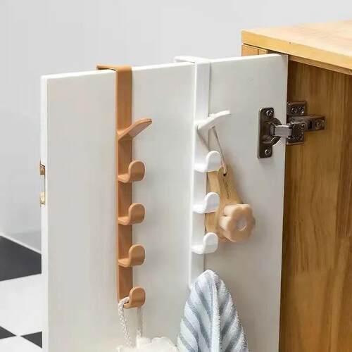 Multifunctional Fivesegment Hook Portable Coat Hook Door Tow