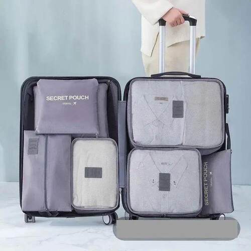 6 PCS Travel Storage Bag Set For Clothes Tidy Organizer Ward