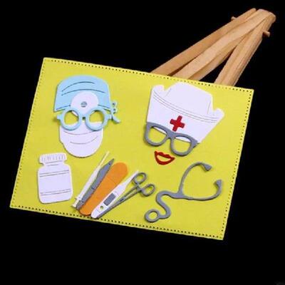 Q0KA Surgical Tools Metal Die Cuts Stencil Great Gifts for