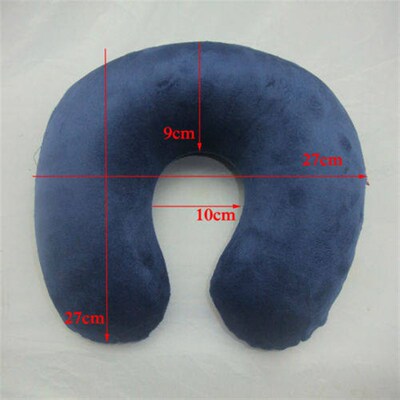 1PC New U Shaped Travel Pillow Car Air Flight Inflatable Pil