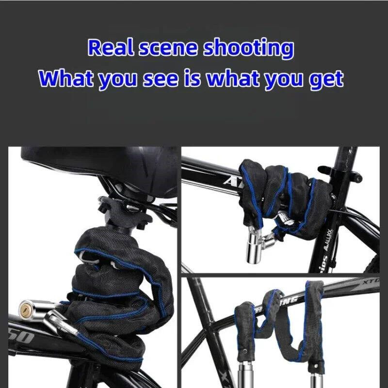 Heavy Duty Bicycle Chain Lock Portable Road Mountain Bikes S图片