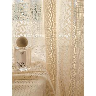 1PC Boho Style Voile Tulle Curta for The Living Room Decor B