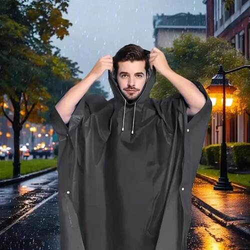 Cycling Raincoat, Canopy Style Adult Raincoat, Outdoor Cycli