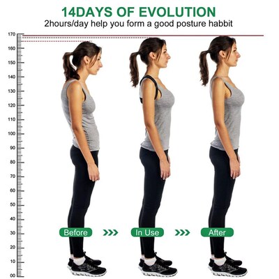 Adjustable Back Shoulder Posture Corrector Belt Clavicle Spi