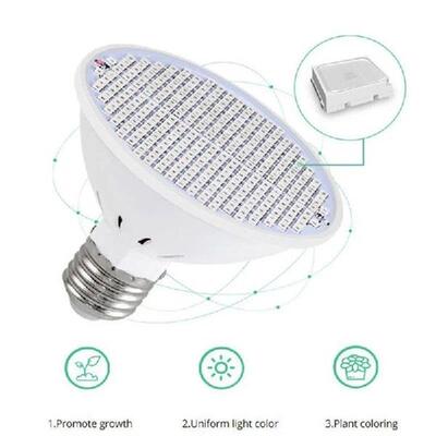 300 LED flower plant Grow light bulb E27 red blue Fitolamp
