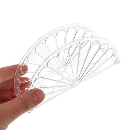 10 Pcs Napkin Holder Fan Designed Paper Tissue Stand