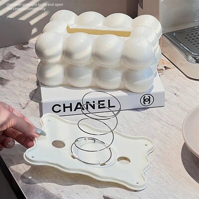 Luxurious Bubble Design Tissue Box Creative Paper Towel Disp
