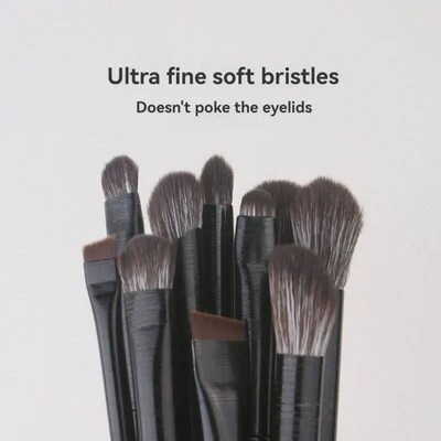 Soft Bristle Eyeshadow Brushes 10-piece Set Eye Makeup Smudg