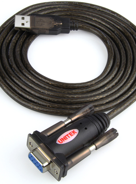 优越者(UNITEK)Y-105D USB转RS232母头串口连接转换线 2米DB9