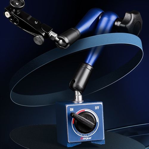 达时科磁力表座 强磁杠杆百分表千分表支架 强力锁紧万向磁力表座