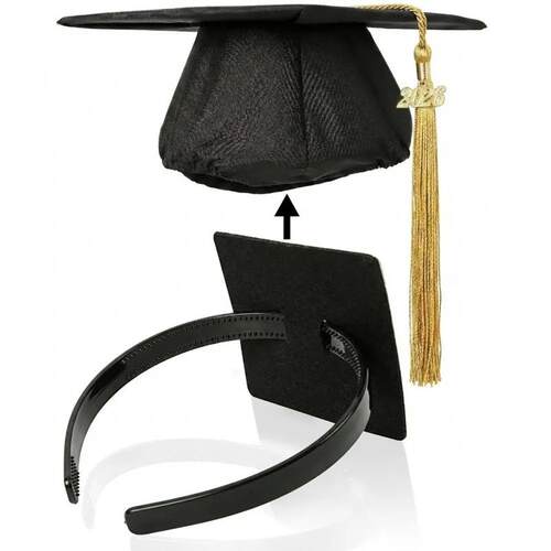 Invisible Graduation Cap Headband Protective Hairstyle Creat